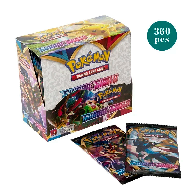 New 360Pcs Box Pokemon Card Shining Fates Style