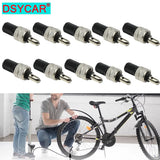 10Pcs Bike Valve Core Set, Bicycle Bike Dunlop