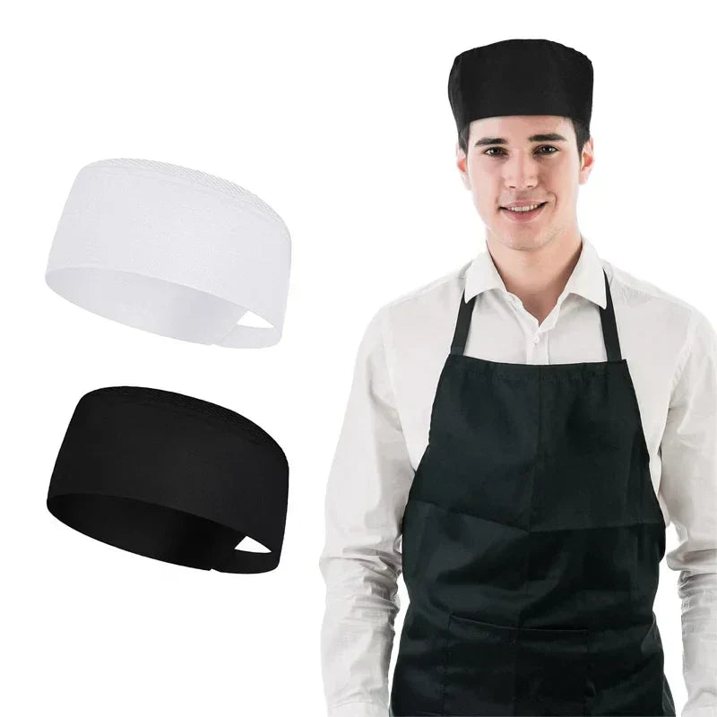 Mesh Top Thick Net Sushi Chef Cap Japanese