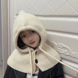 Autumn Winter Korea Balaclava Hats For Women Men