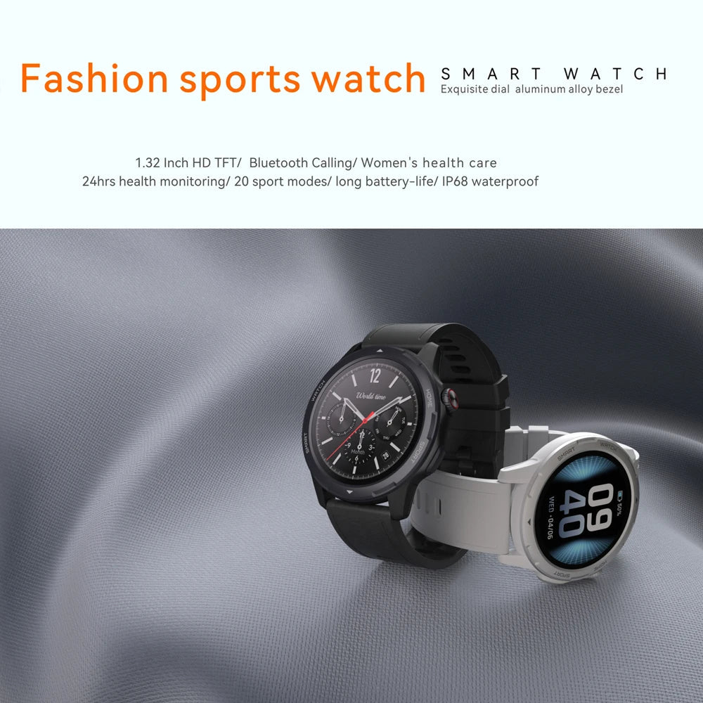 New MW04 fashion smart watch screen 360*360 resolution