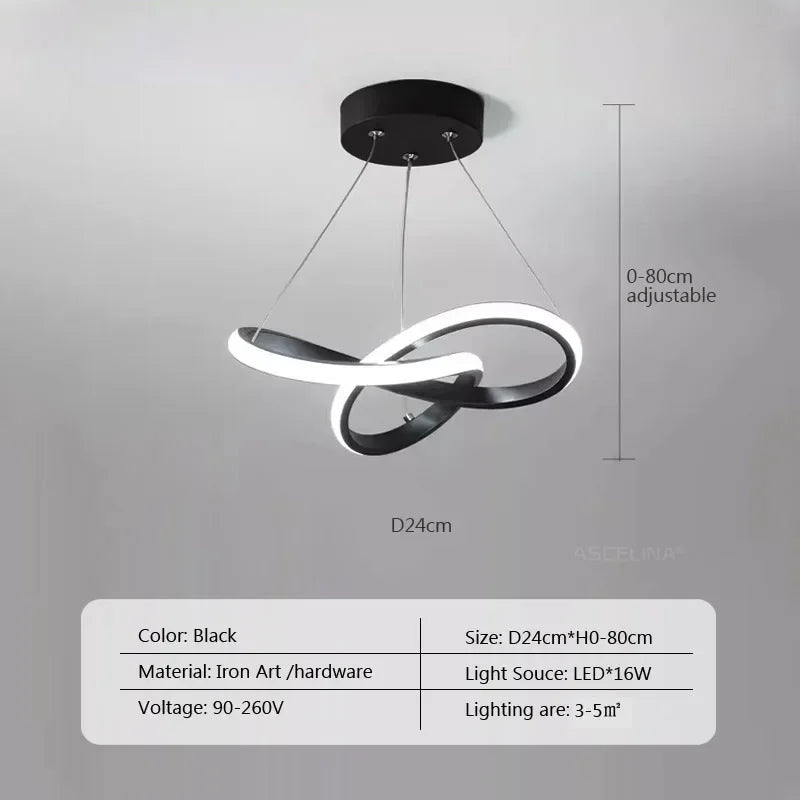 Nordic LED Ceiling Pendant Lamp Dining Room Corridor