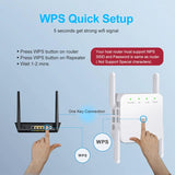 5Ghz WiFi Repeater AC1200 Wi-Fi Booster WiFi Extender