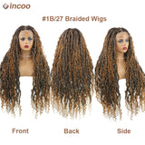 32" Butterfly Loc Full Lace Front Braided Wig