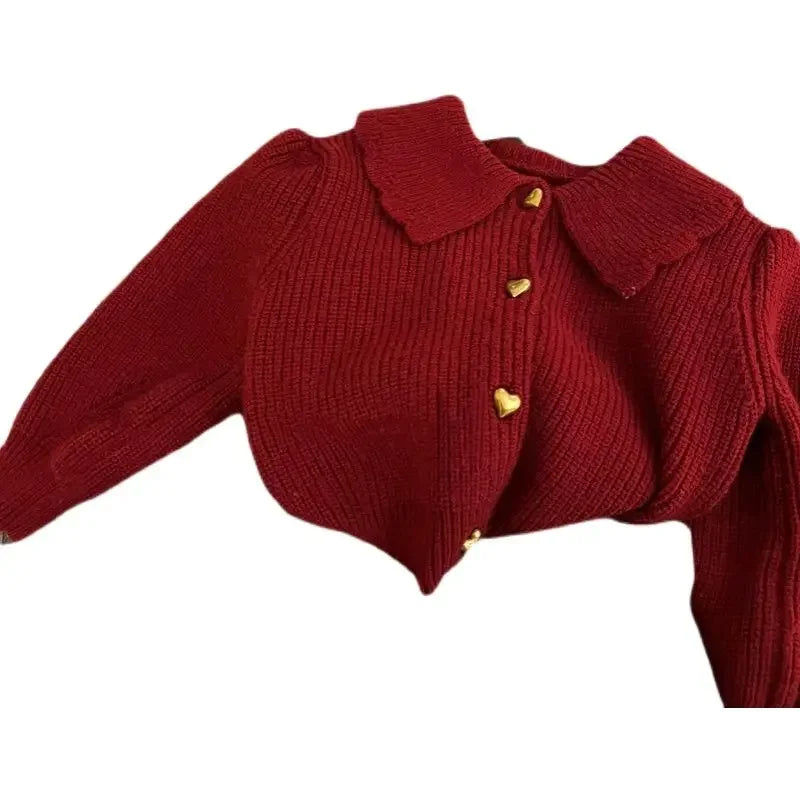 2022 Sweater Turn-down Collar Full Sleeve Regular Length