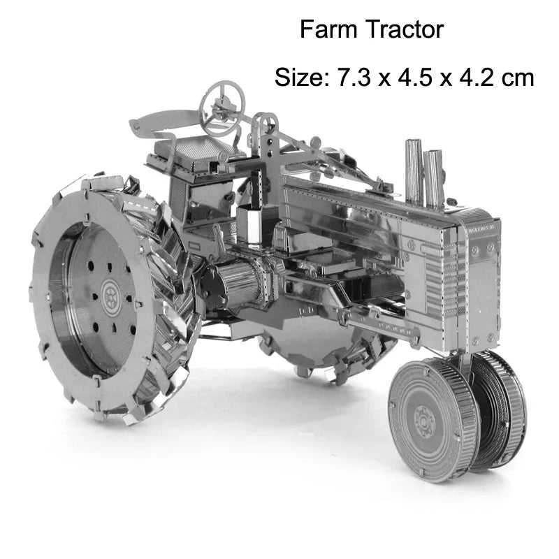 3D Metal Puzzles DIY Assembly Model Engineering Vehicle