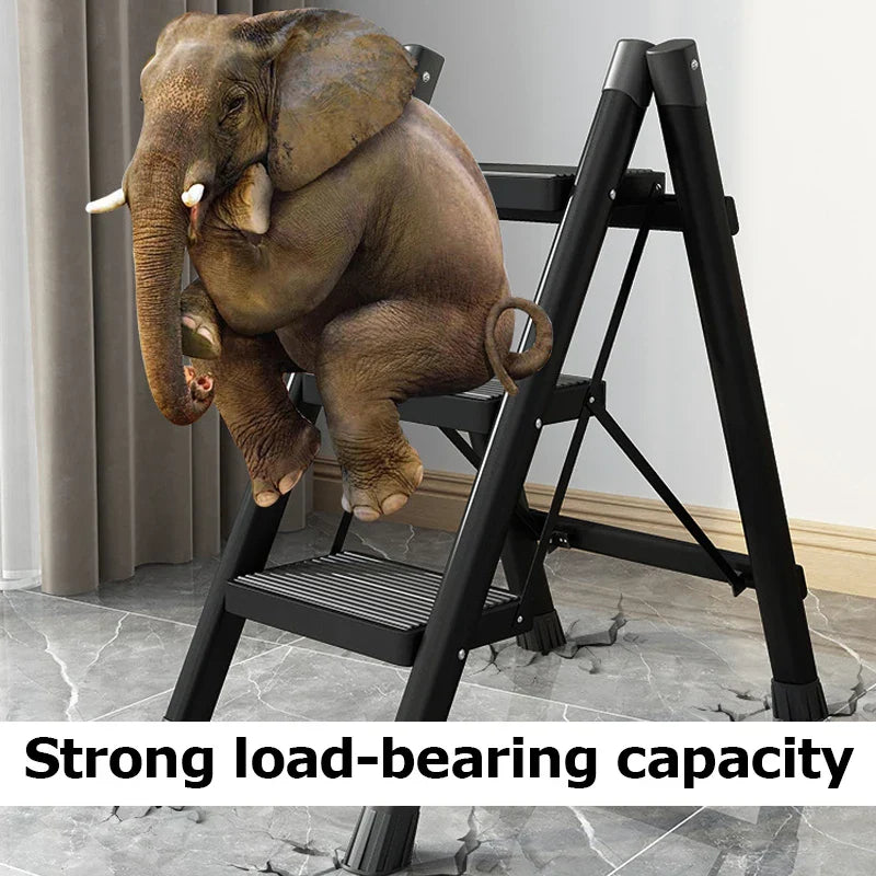 Thickened Metal Folding Ladder Multifunction Household Ladder Stool