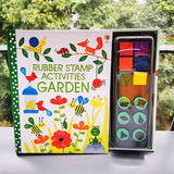 Usborne Children Fingerprint Books with Rubber Stamp Ink