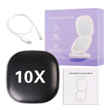 Mini Compact Led Makeup Mirror With Light 5X