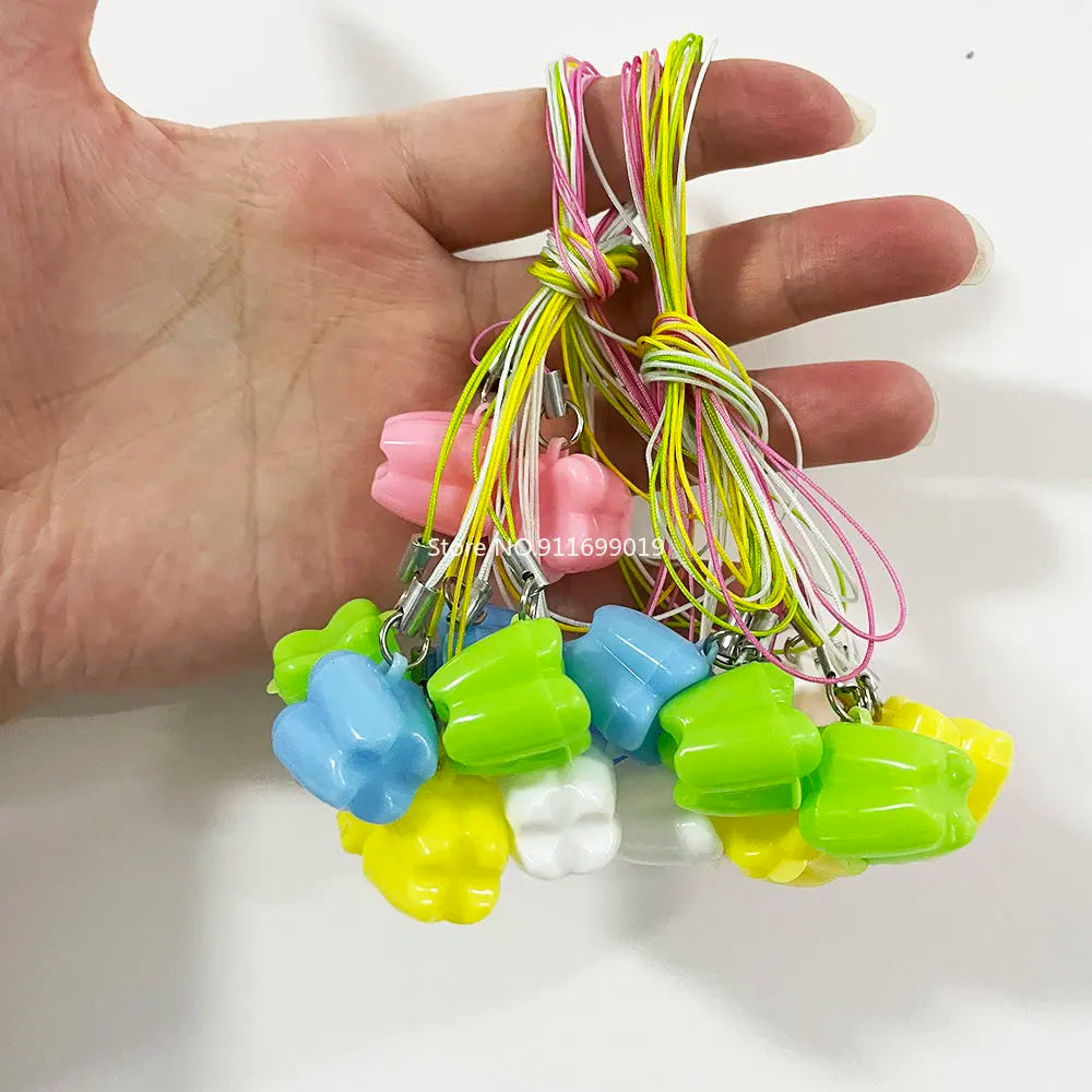 100pcs Tooth Shape Mini Milk Teeth Storage Box