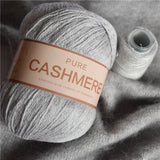 Pure Natural Mongolian Cashmere Yarn Crochet Lana para
