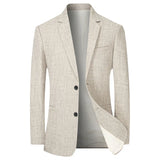 New Men's Suit Jacket Thin Blazers Spring Autumn