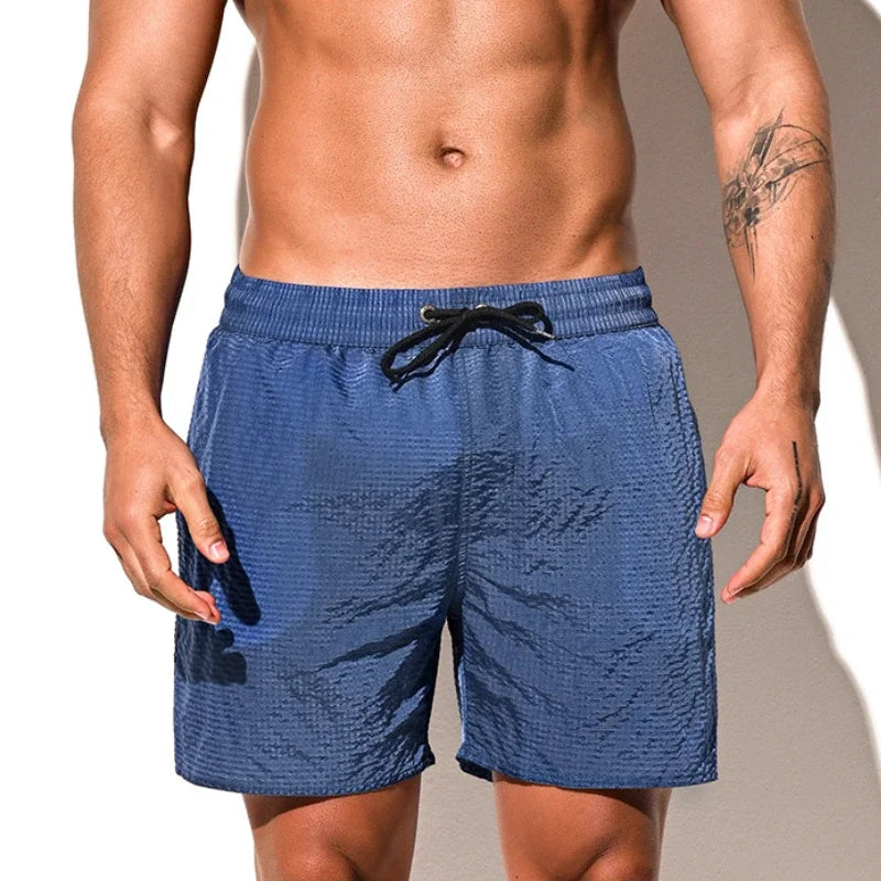 Desmiit Boardshorts Quick Dry Swimwear Men Swim Shorts