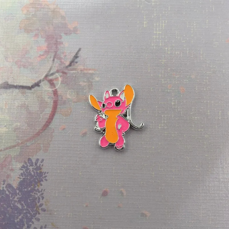 10pcs Enamel Pack Alloy Drops Animal Stitch Charm