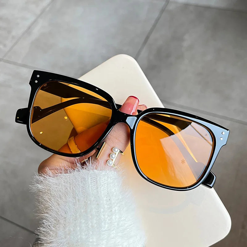 OEC CPO Square Goggles Sunglasses Women Fashion Oversized