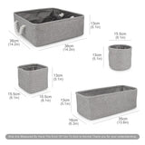 4pcs/set Customized Name Dog Clothes Storage Basket Pet