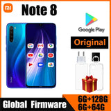 Original Smartphone Xiaomi Redmi Note 8 celular Snapdragon