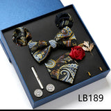Luxury Quality Tie Set With Necktie Bowtie Pocket