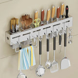 Stainless Steel Kitchen Storage Rack Wallmounted Multifunctional Storage