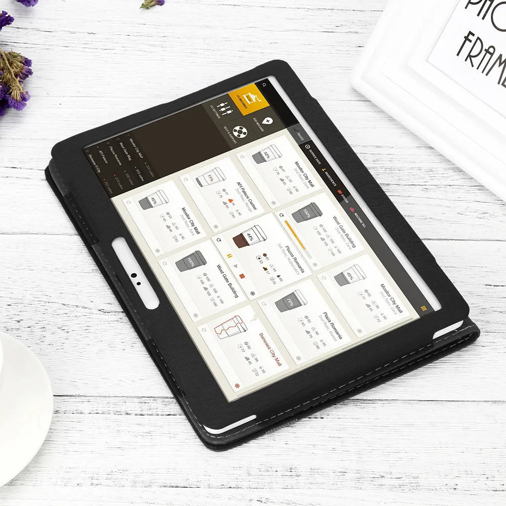 Silicone Shockproof Cover Universal Leather Stand Cover Case