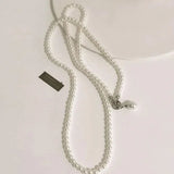 Personality Design Fashion Pearl Body Chain Pearl Gyro