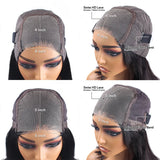 Deep Wave 4x4 Closure Glueless Wig Human Hair