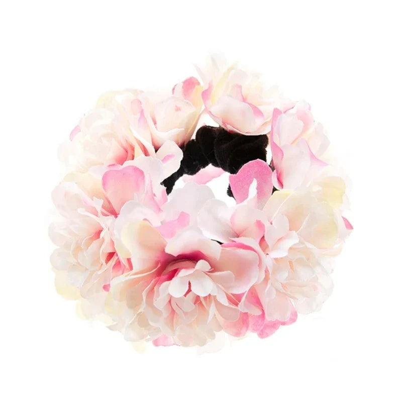 Flower Hair Tie Flower Hair Scrunchies For Women