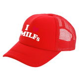 I Love MILFS Trucker Caps Men Funny Humor