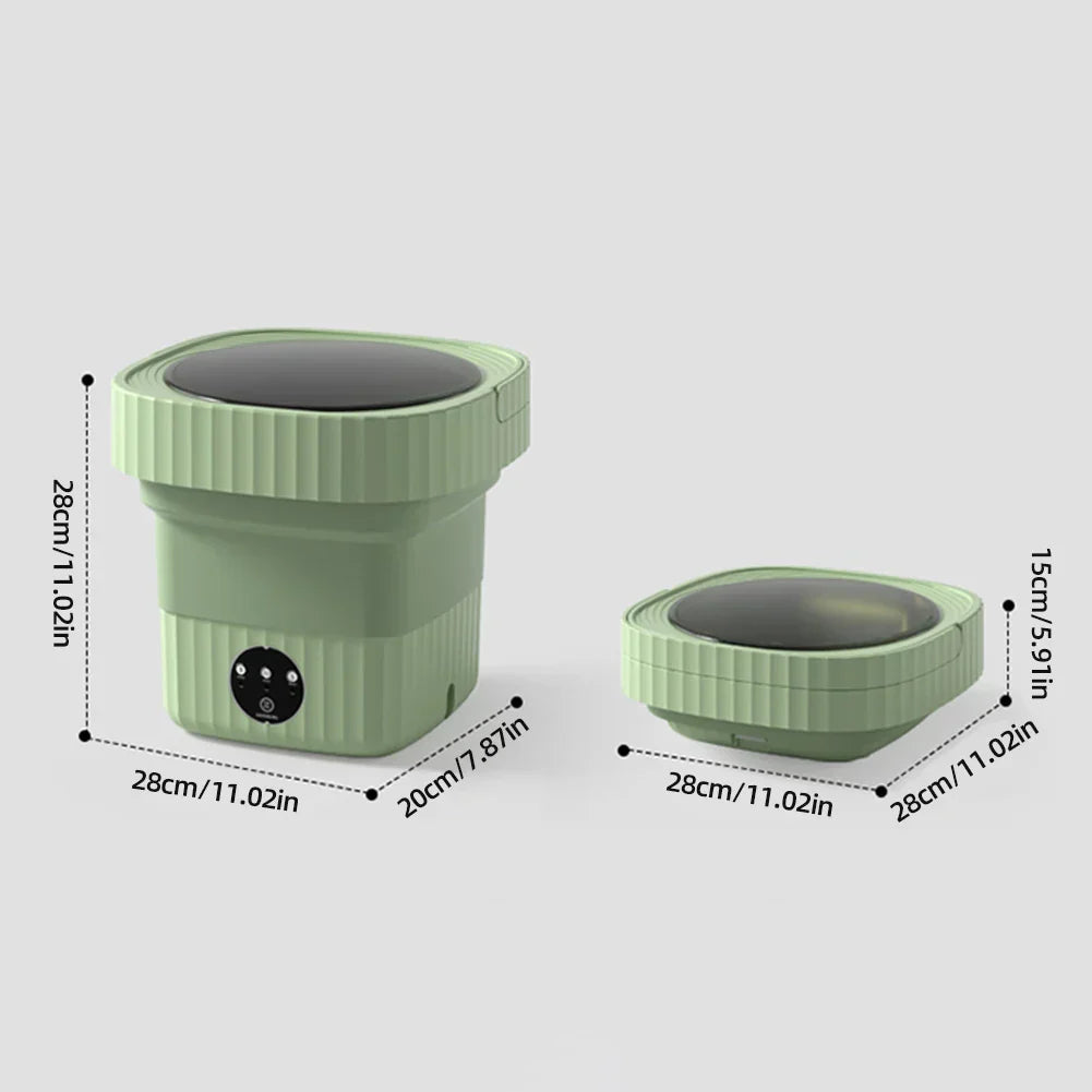 6L Portable Foldable Washing Machine Mini Underwear Sock