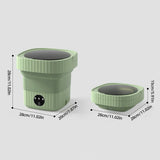 6L Portable Foldable Washing Machine Mini Underwear Sock