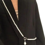 Personality Design Fashion Pearl Body Chain Pearl Gyro