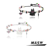 MASW Original Design Lovely Style Colorful Irregular Bead