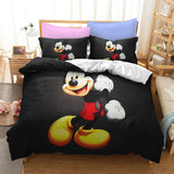 Disney Mickey Minnie Mouse Cartoon Bedding Set Lovely