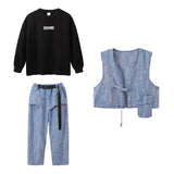 Fashion Hip Hop Dance Rave Clothes for Kids