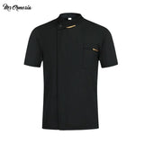 MSORMOSIA quality Chef Waiter Uniform Short Sleeve Kitchen