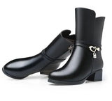 Midtube Boots Women's Winter Ankle Boots Female Students