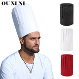 Hotel unisex Chef top hat Catering Cooking Caps