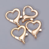 10pcs Heart Lobster Clasp Hook Clip Buckle Spring