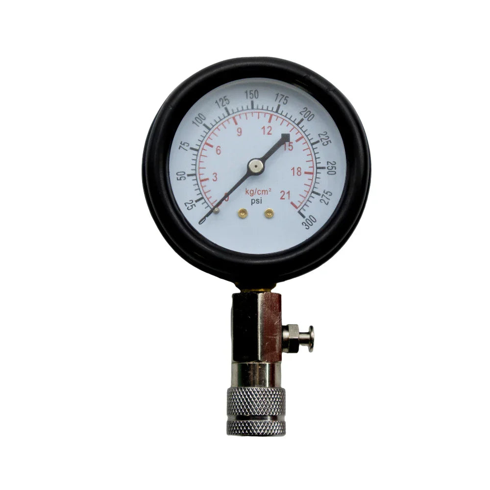 Auto Cylinder Pressure Gauge 0-300psi Motorcycle Repair Inspection