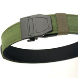 TUSHI New Hard Tactical Belt for Men Metal