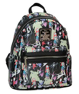 Disney Cinderella PU Leather Women Backpack Stitch Cartoon