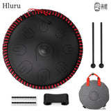 HLURU Handpan 14 Inch 9 Notes Steel Tongue