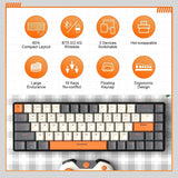 60% Wireless Mechanical Keyboard Bluetooth Dual Mode Hot-Swappable