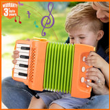 Kids Accordion Mini Toy Musical Instruments 10 Keys