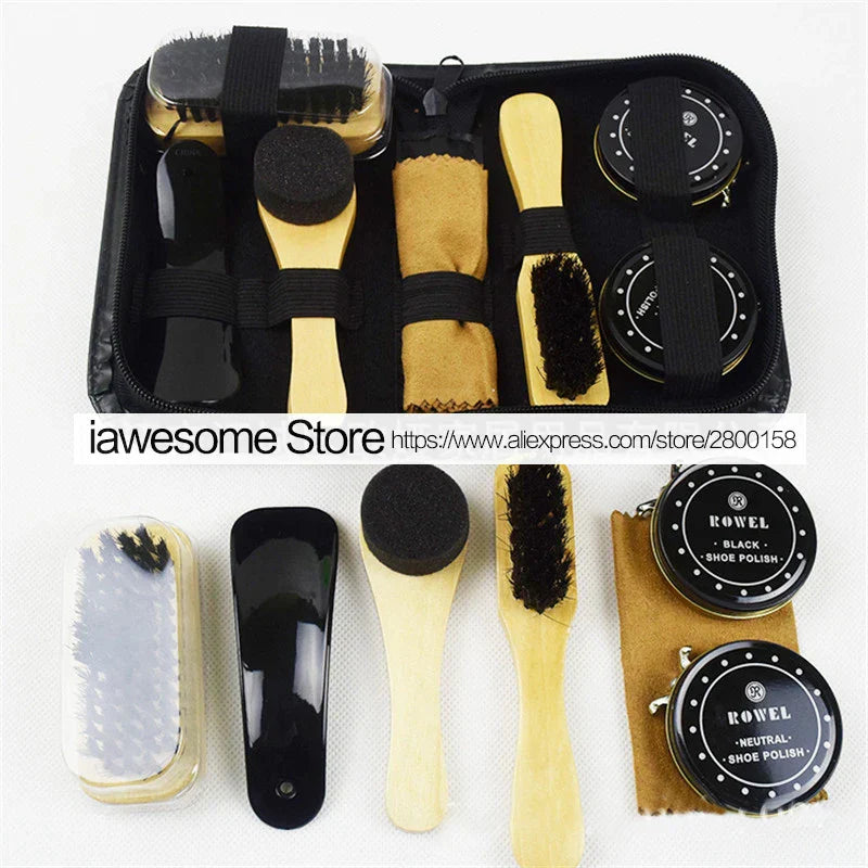 Professional Shoes Care Kit Portable For Boots Sneakers