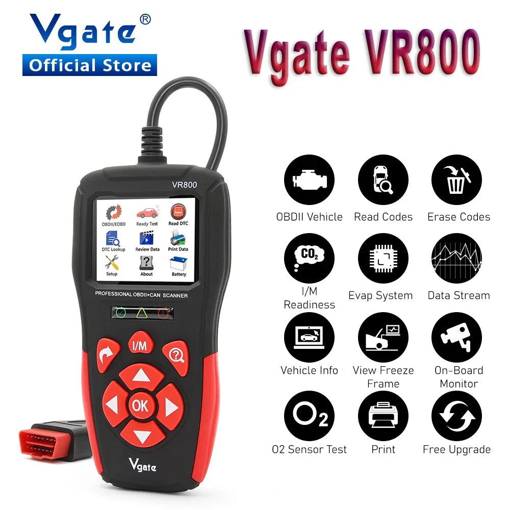 Vgate VR800 Code Reader OBD2 Scanner OBD 2