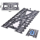 MOC Railway Track Train Tracks Straight Curved Soft