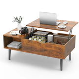 Coffee Table, Living Room Lift Coffee Table, Vertical