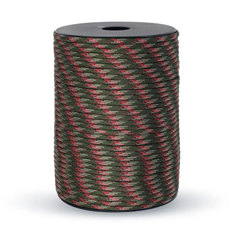 100M 550 Military Standard 9-Core Paracord Rope 4mm