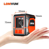 LOMVUM Mini Laser Level Green Beam Horizontal Vertical